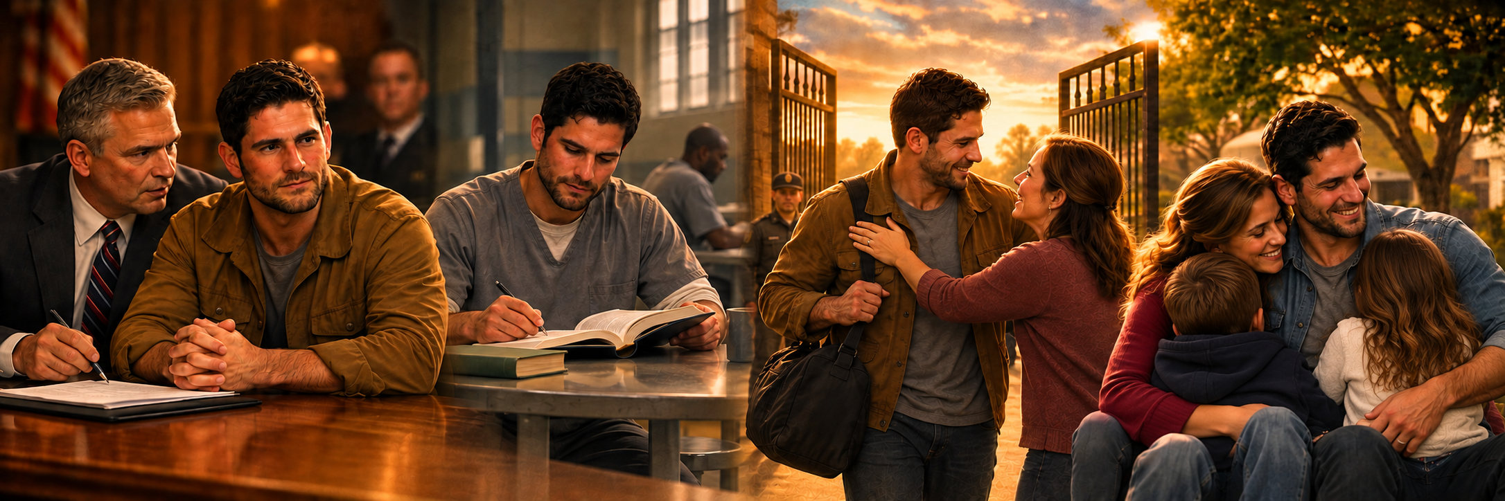 The Incarcerated — four scenes of support and connection